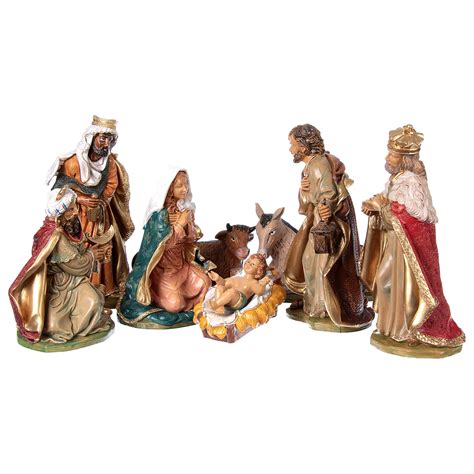 Complete Nativity Scene 30cm, 8 classical style figurines | online sales on HOLYART.com