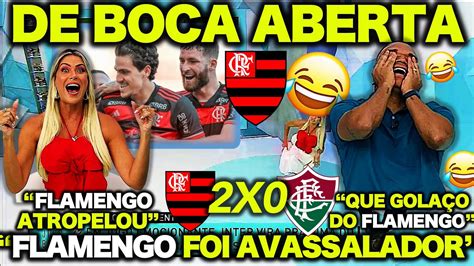 DE BOCA ABERTA DENILSON e RENATA FAN RASGAM ELOGIOS ao FLAMENGO É