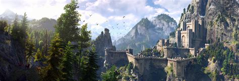 The Witcher 3 Panorama Kaer Morhen By Scratcherpen On Deviantart