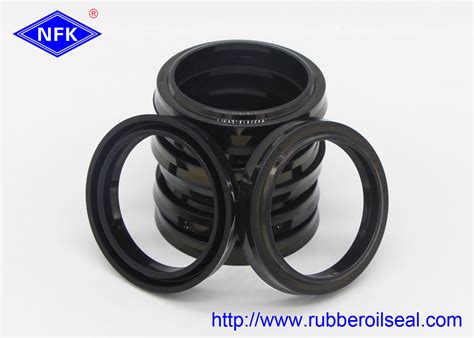 Black Pu Lbh Type Double Wiper Rubber Oil Seal D12 600mm