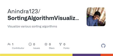 GitHub Anindra123 SortingAlgorithmVisualizer Visualize Various