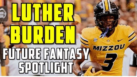 Luther Burden Spotlight 2025 Nfl Draft Fantasy Prospect Youtube