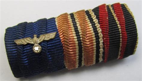 Hiscoll Military Antiques Three Pieced Wh Heeres O Km Ribbon Bar