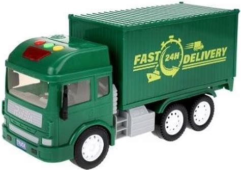 Toi Toys Vrachtwagen Met Licht En Geluid Groen 27 Cm Bol