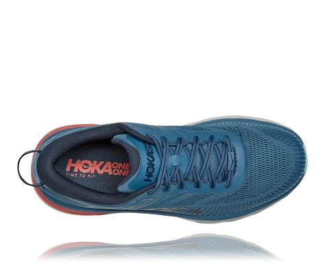 Giày Hoka Bondi 7 Navy Blue 1110518 Rtos Authentic Shoes