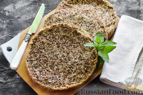 Рецепт: Ореховый бисквит на яичных белках на RussianFood.com