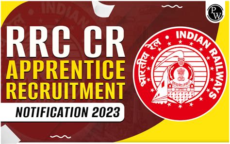 RRC CR Apprentice Recruitment 2023 Notification Vacancy Apply Online