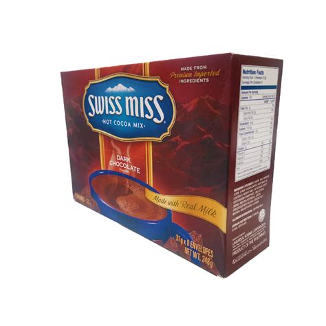 Swiss Miss Dark Chocolate 8 Sachets X 31g Biggrocer