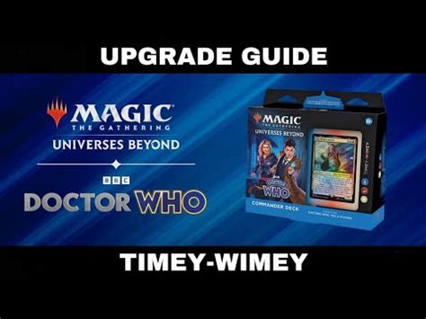 Timey Wimey Magic The Gathering Universes Beyond Doctor Who Commander