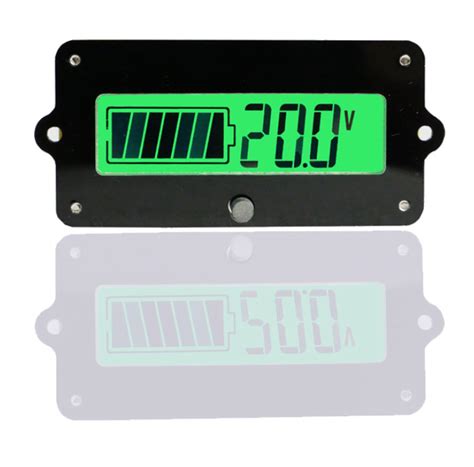 Lifepo4 SOC Coulometer Indicator Battery 8-80Volt 50A
