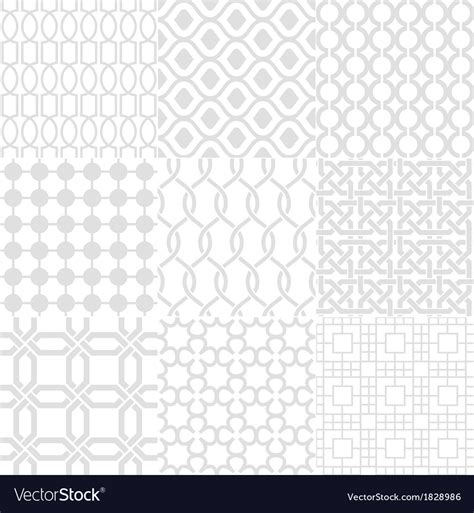 Seamless White Pattern Royalty Free Vector Image