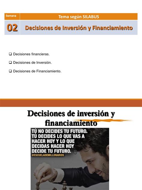 Decisiones De Inversion Y Financiamiento Pdf Liquidez De Mercado Toma De Decisiones