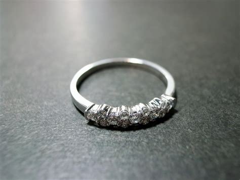 Diamond Wedding Ring In 14k White Gold On Luulla