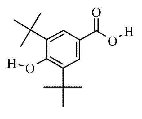 Acros Organics AC162420100 3 5 Di Tert Butyl 4 Hydroxybenzoic Acid 99