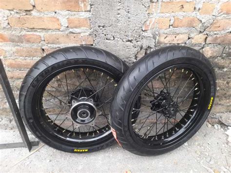 Roda Set CRF 150 L Ring 17 Wheelset CRF Supermoto Ukur 300 350 Ban