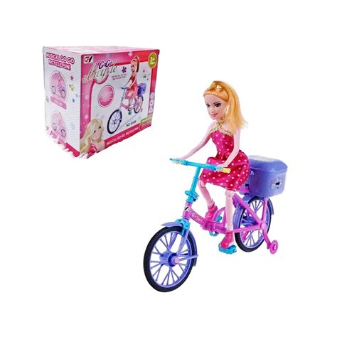 Boneca Bicicleta Ciclista Articulada Musical Anda E Luz Shopee Brasil