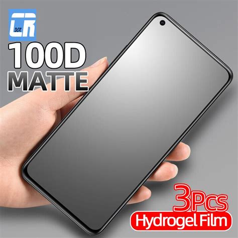 1 3Pcs Anti Fingerprint Matte Hydrogel Film For OPPO A72 A52 A9 2020