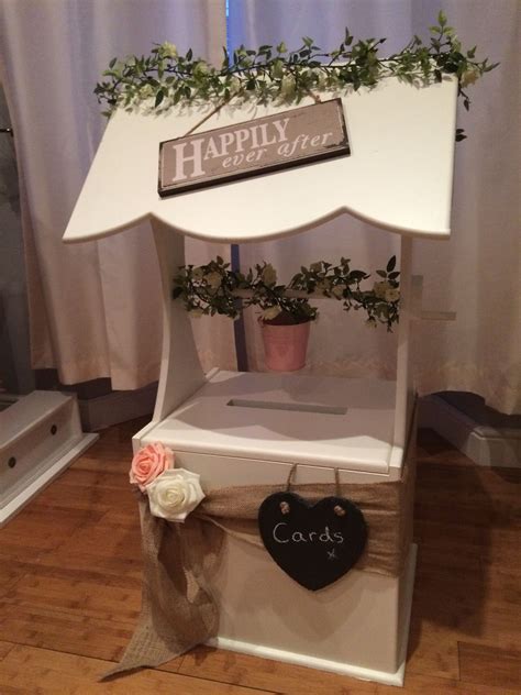 Rustic Themed Wedding Wishing Well Post Box Hire In South Wales From