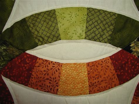 King Autumn Colors Double Wedding Ring Quilt Hannahs Quilts