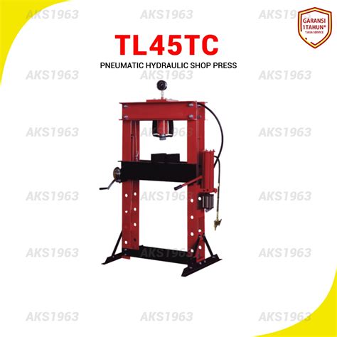 Jual Alat Pres Velg Hidrolik Hydraulic Shop Press Kapasitas 45 Ton AKS