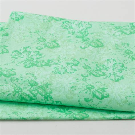 Floral Mash Up Blender Green 2 Yard Cut