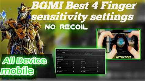 Best 5 Finger Claw Control Gyro Sensitivity Setting Bgmi Best AKM 0