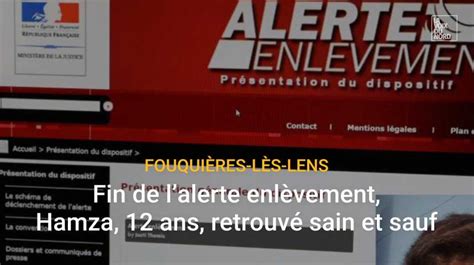 Fouqui Res L S Lens Lalerte Enl Vement D Clench E Pour Retrouver