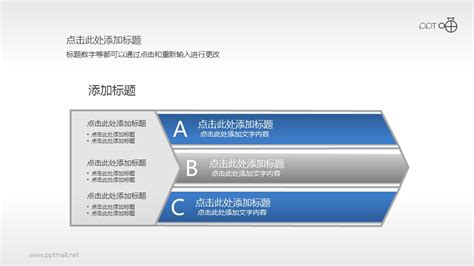 3部分并列关系递进关系ppt模板 Pptmall