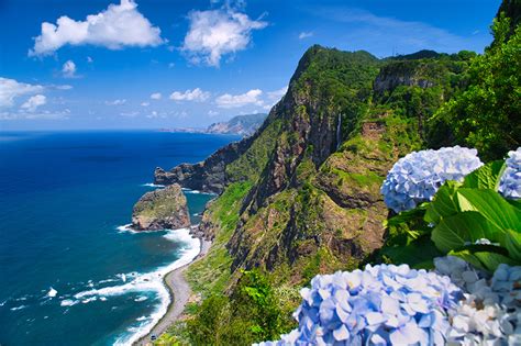 Fondos de Pantalla Portugal Montañas Océano Madeira Roca Naturaleza