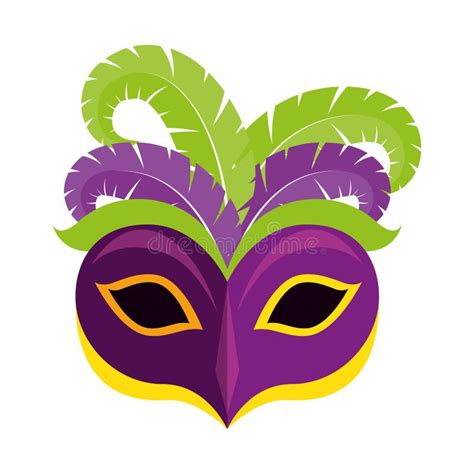 Carnival Mask With Feathers Stock Vector Illustration Of Imagination