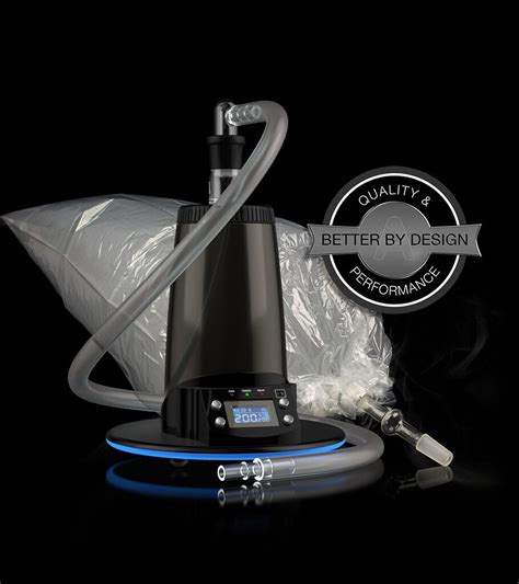 Arizer Extreme Q Versatile Desktop Vaporizer Bag Whip Aroma Dish