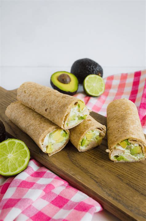 Avocado Chicken Wraps