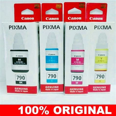 Jual Tinta Canon PIXMA GI 790 Original G1000 G2000 G3000 G4000