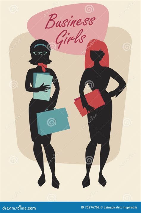 Silhouettes De Femme D Affaires Illustration Stock Illustration Du