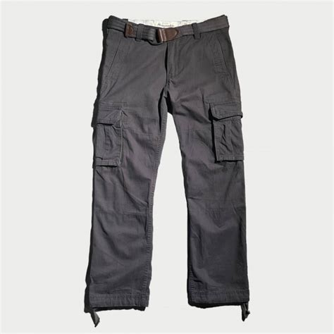 Мужские брюки карго Abercrombie Fitch цвет синий артикул 50616 купить в ...