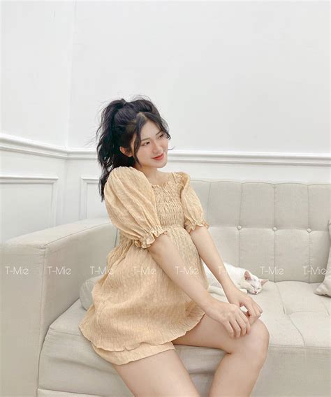 MD Nude set áo và quần hết hàng Đầm bầu T Mie