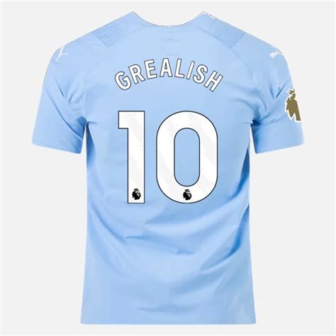 Puma Man's Jack Grealish Manchester City 23/24 Authentic Home Jersey ...