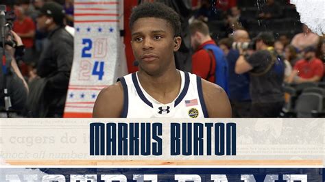 Instant Reaction Markus Burton On Notre Dame Men S Basketball S Win