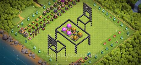 Best Funny Troll Base Th8 With Link 2023 Town Hall Level 8 Art Base Copy 24