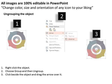 Circle Process Of Four Steps Powerpoint Templates