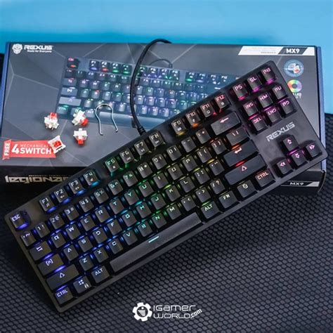 Rexus Legionare MX9 RGB TKL Gaming Keyboard IGamerWorld