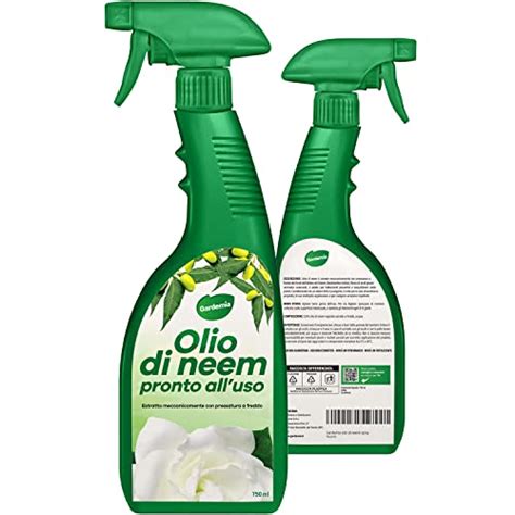 Gardemia Olio Di Neem Per Piante Spray 750ml Pronto Uso Repellente