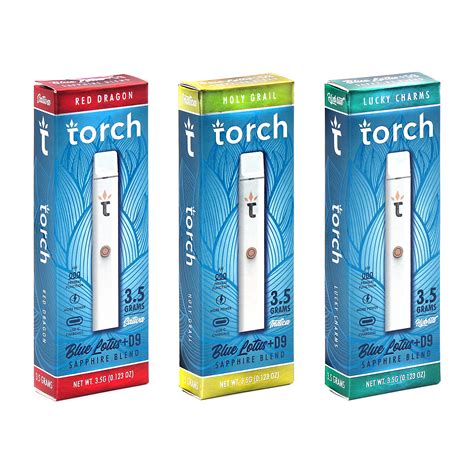 Torch Blue Lotus D9 Sapphire Blend 3 5g Disposable Vape