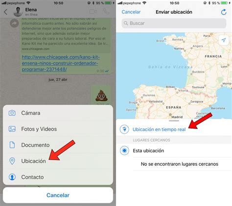 Cómo compartir tu ubicación en tiempo real en WhatsApp ChicaGeek