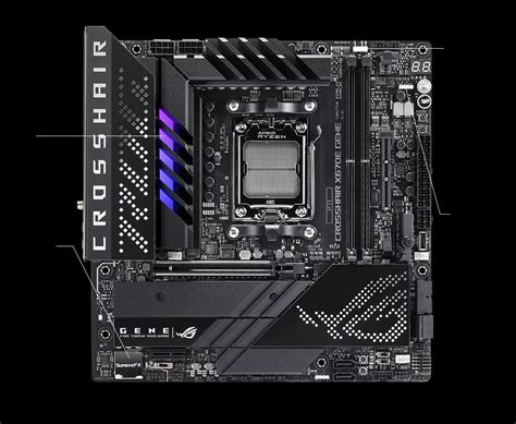 ROG CROSSHAIR X670E GENE Mainboards ROG Germany