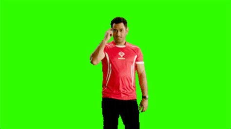 Ms Dhoni Animation Ipl Special Green Screen Tutorial Ipl Csk