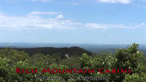 Rich Mountain Scenic Vista Mena Arkansas Youtube