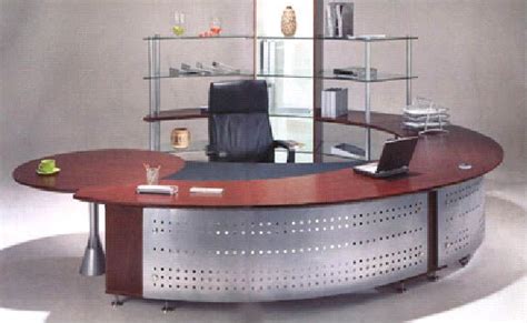 Modern Round U Shaped Desk With Metal Round Office Table U Shaped