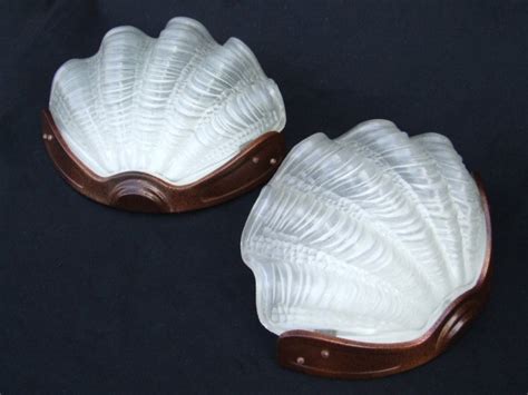 Shell Art Deco Wall Lights