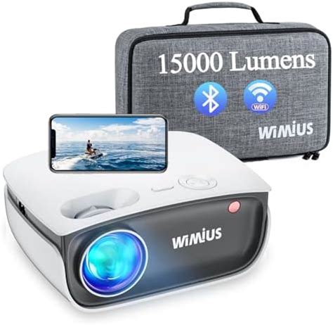 Beamer WiMiUS 7000 Lumen Mini WiFi Bluetooth Beamer Support 1080P Full